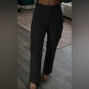 Aritzia Black Straight Leg Jeans